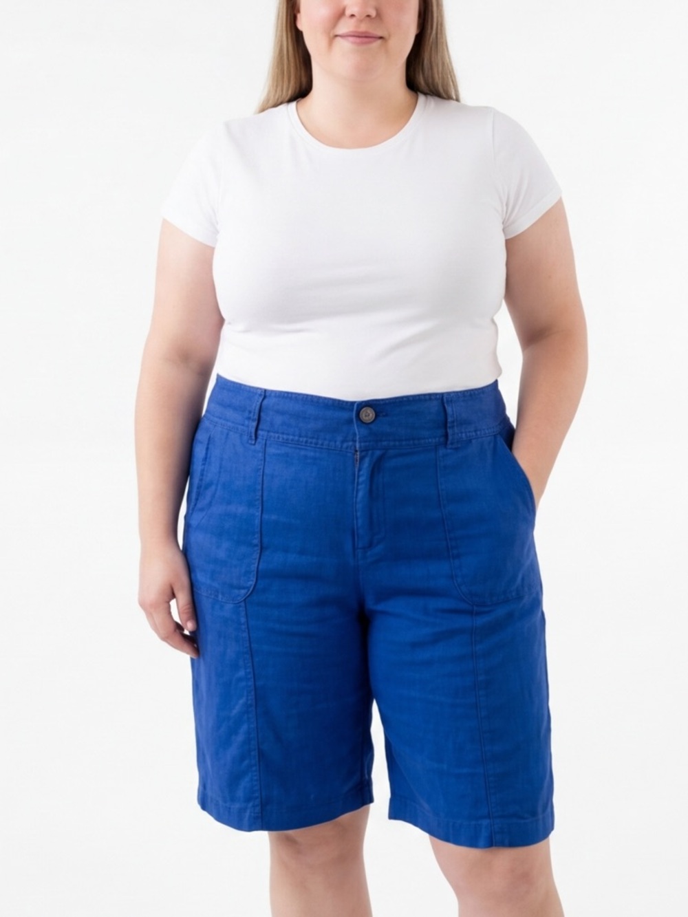 Inc International Concepts Royal Blue Utility Bermuda Shorts